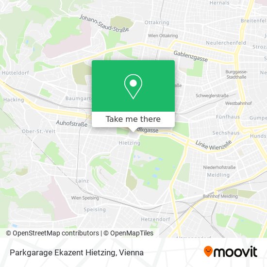 Parkgarage Ekazent Hietzing map