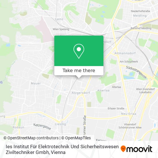 Ies Institut Für Elektrotechnik Und Sicherheitswesen Ziviltechniker Gmbh map