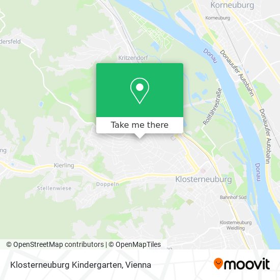 Klosterneuburg Kindergarten map