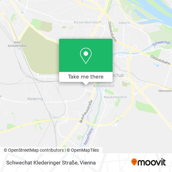 Schwechat Klederinger Straße map
