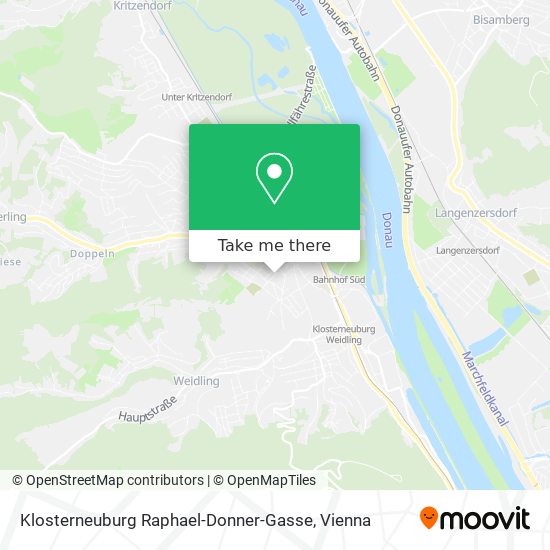 Klosterneuburg Raphael-Donner-Gasse map