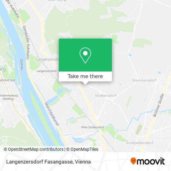 Langenzersdorf Fasangasse map