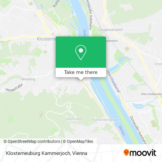 Klosterneuburg Kammerjoch map