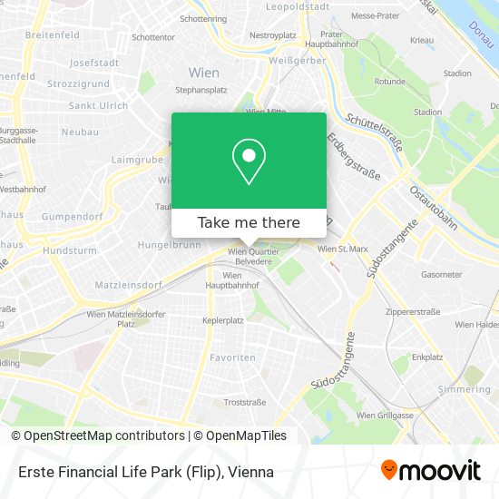 Erste Financial Life Park (Flip) map