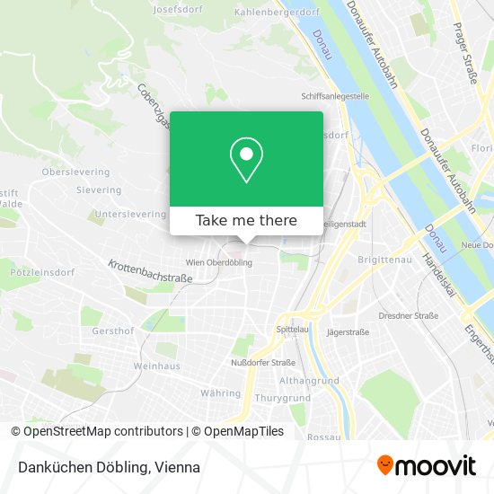 Danküchen Döbling map