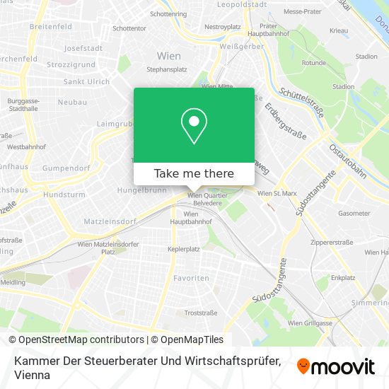 Kammer Der Steuerberater Und Wirtschaftsprüfer map