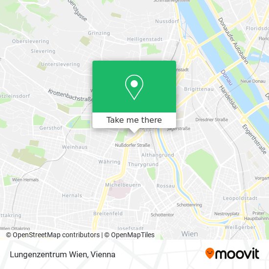 Lungenzentrum Wien map