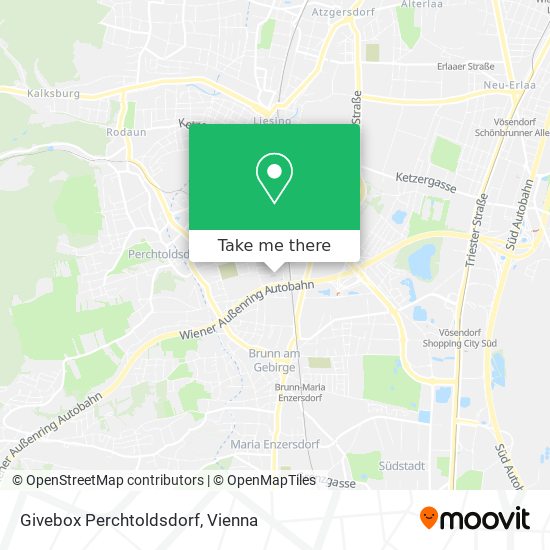 Givebox Perchtoldsdorf map