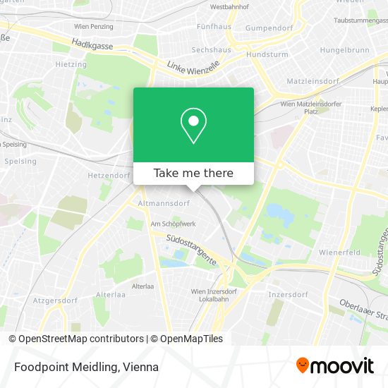 Foodpoint Meidling map