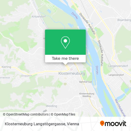 Klosterneuburg Langstögergasse map