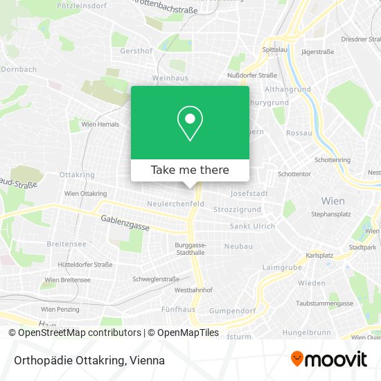 Orthopädie Ottakring map