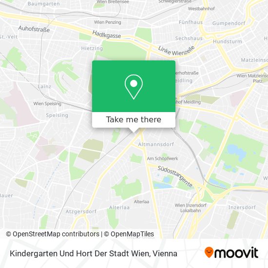 Kindergarten Und Hort Der Stadt Wien map
