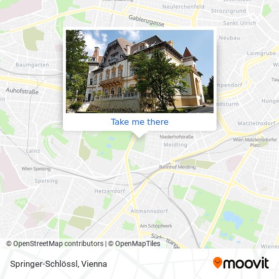 Springer-Schlössl map