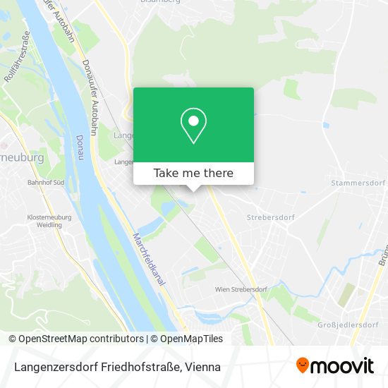 Langenzersdorf Friedhofstraße map