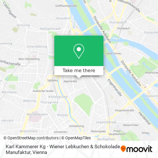 Karl Kammerer Kg - Wiener Lebkuchen & Schokolade Manufaktur map