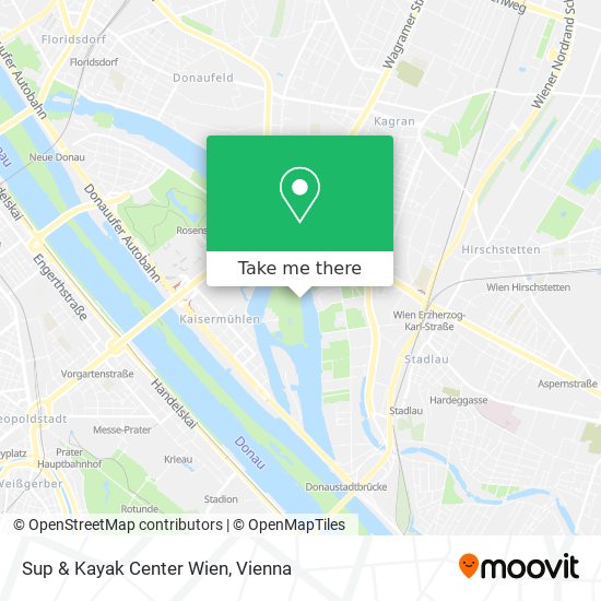 Sup & Kayak Center Wien map