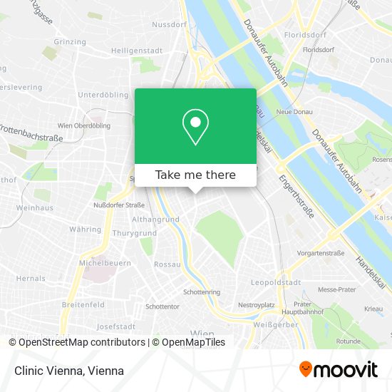 Clinic Vienna map