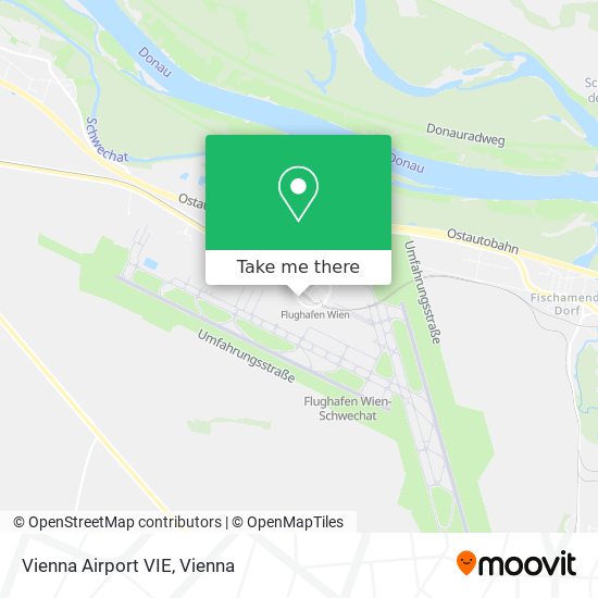 Vienna Airport VIE map