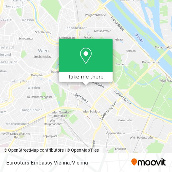 Eurostars Embassy Vienna map