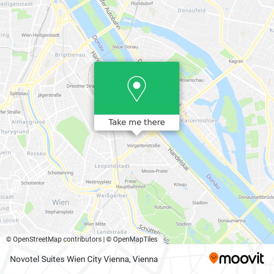 Novotel Suites Wien City Vienna map