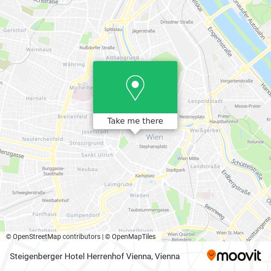 Steigenberger Hotel Herrenhof Vienna map