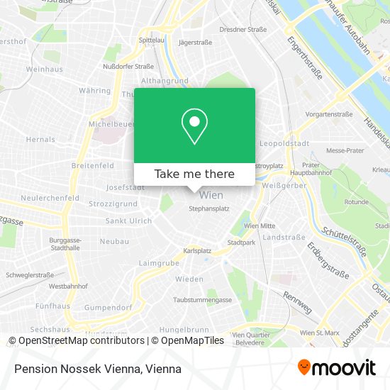 Pension Nossek Vienna map