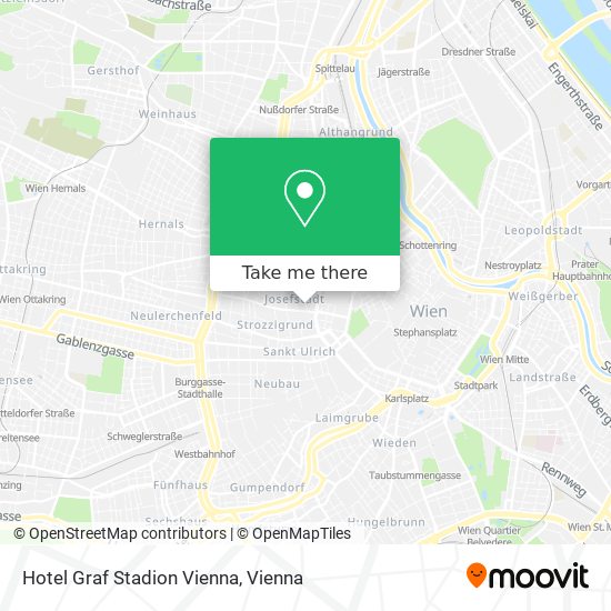 Hotel Graf Stadion Vienna map