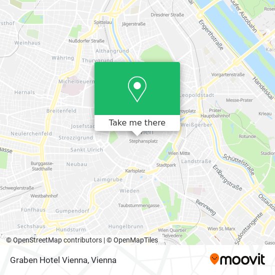 Graben Hotel Vienna map