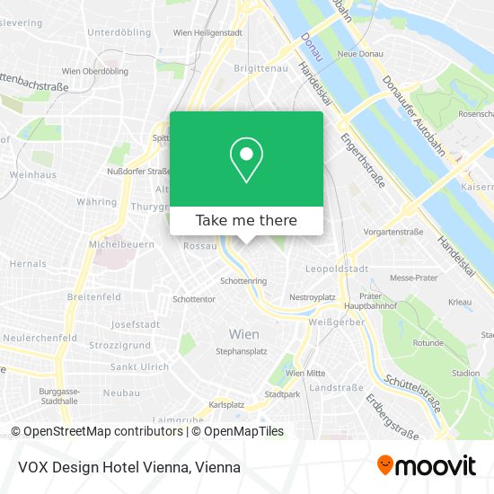 VOX Design Hotel Vienna map