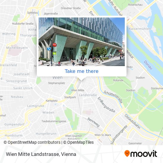 Wien Mitte Landstrasse map