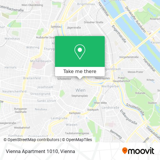 Vienna Apartment 1010 map