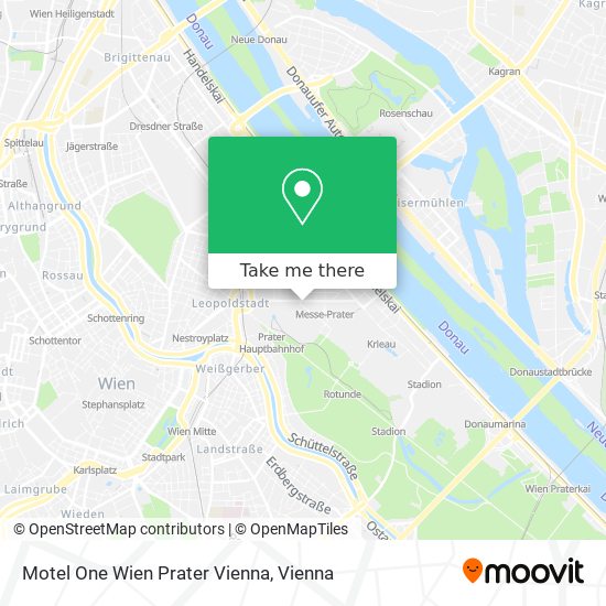 Motel One Wien Prater Vienna map