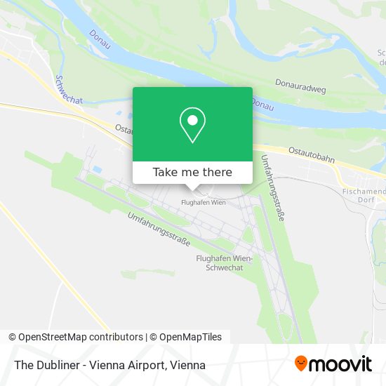 The Dubliner - Vienna Airport map