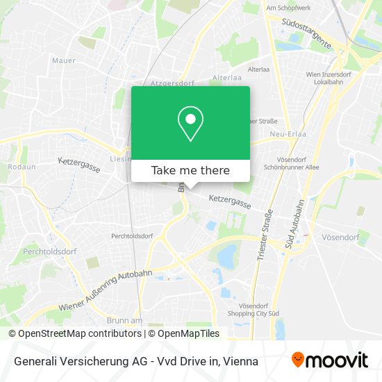 Generali Versicherung AG - Vvd Drive in map