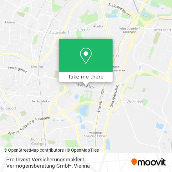 Pro Invest Versicherungsmakler U Vermögensberatung GmbH map