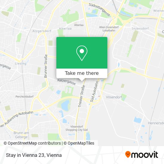 Stay in Vienna 23 map