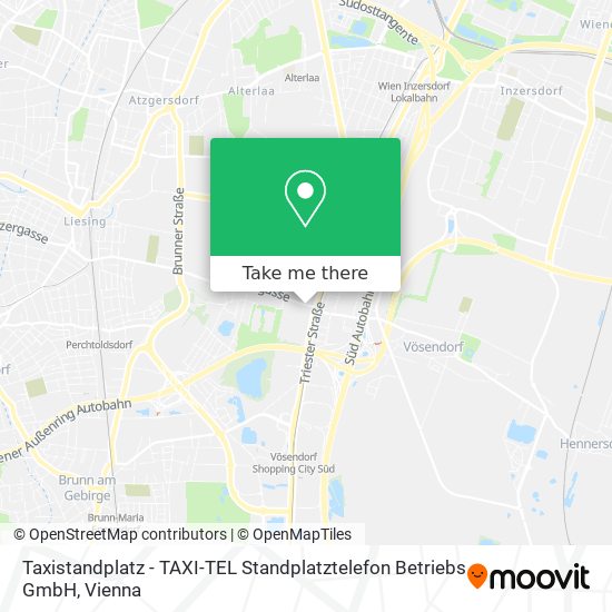 Taxistandplatz - TAXI-TEL Standplatztelefon Betriebs GmbH map