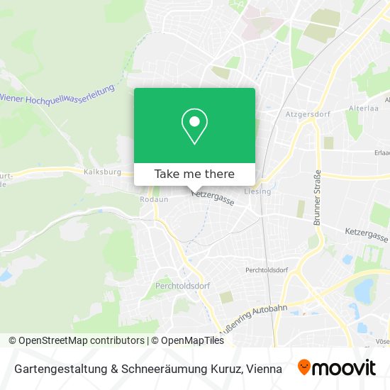 Gartengestaltung & Schneeräumung Kuruz map
