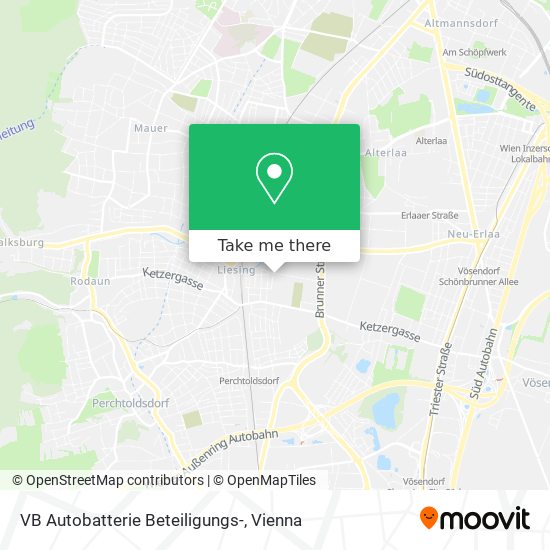 VB Autobatterie Beteiligungs- map