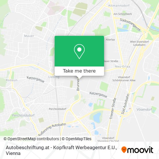 Autobeschriftung.at - Kopfkraft Werbeagentur E.U. map