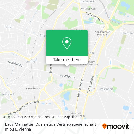 Lady Manhattan Cosmetics Vertriebsgesellschaft m.b.H. map