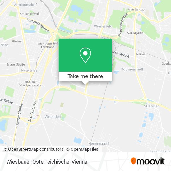 Wiesbauer Österreichische map