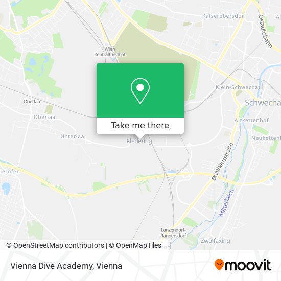 Vienna Dive Academy map