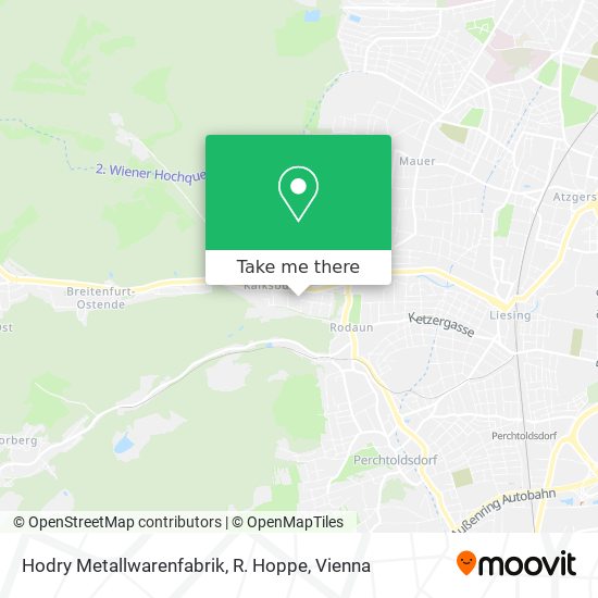Hodry Metallwarenfabrik, R. Hoppe map