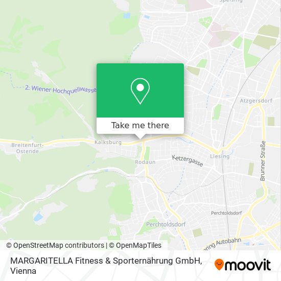 MARGARITELLA Fitness & Sporternährung GmbH map