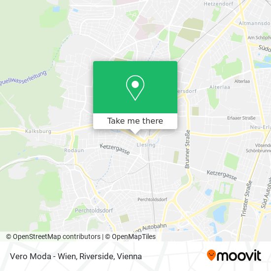 Vero Moda - Wien, Riverside map
