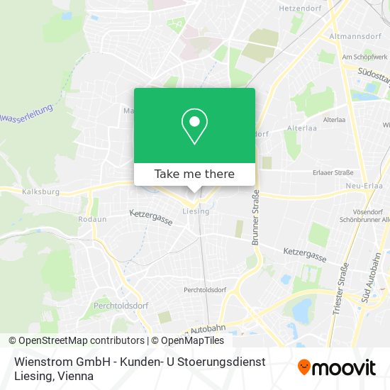 Wienstrom GmbH - Kunden- U Stoerungsdienst Liesing map