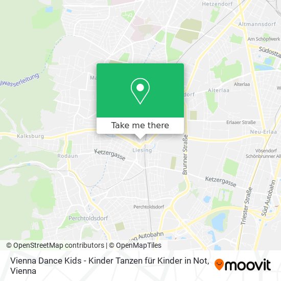 Vienna Dance Kids - Kinder Tanzen für Kinder in Not map