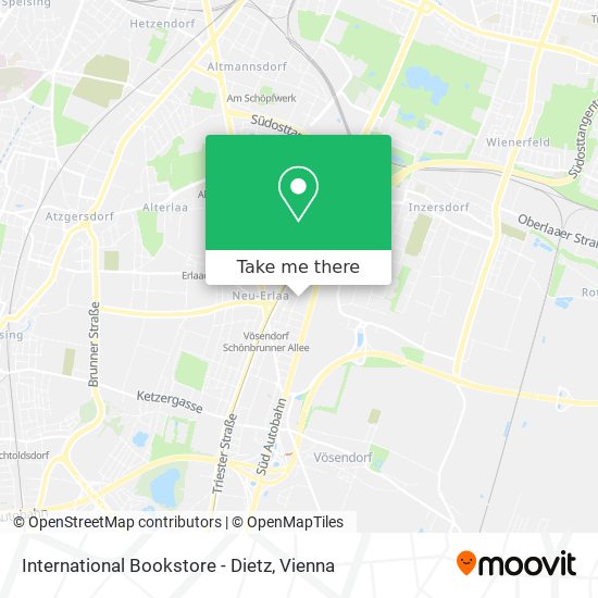 International Bookstore - Dietz map