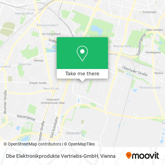 Dbe Elektronikprodukte Vertriebs-GmbH map